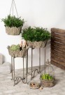 Plante bord, Blad metall, brun/ grønn thumbnail