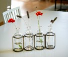 Vase/ lysestake med 4 flasker thumbnail