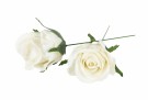 Hvit rose, ø 7,5 cm, vannfaste thumbnail