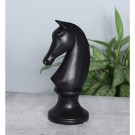 Sjakkbrikke hest, sort thumbnail