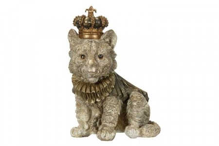 Løveunge med krone