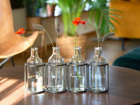 Vase - lysestake 4. flasker