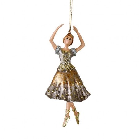 Wonderland ballerina, gylden